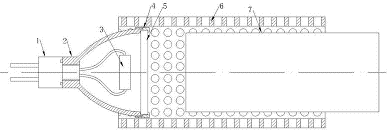 Biological adhesion-preventing device for underwater membrane permeation sensor