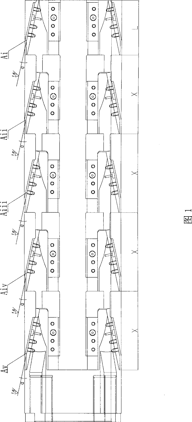 Method for finely machining pyramid cover of drum part of metallurgical machine