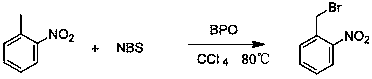 Device for continuous preparation of o-nitrobenzyl bromide and preparation method thereof