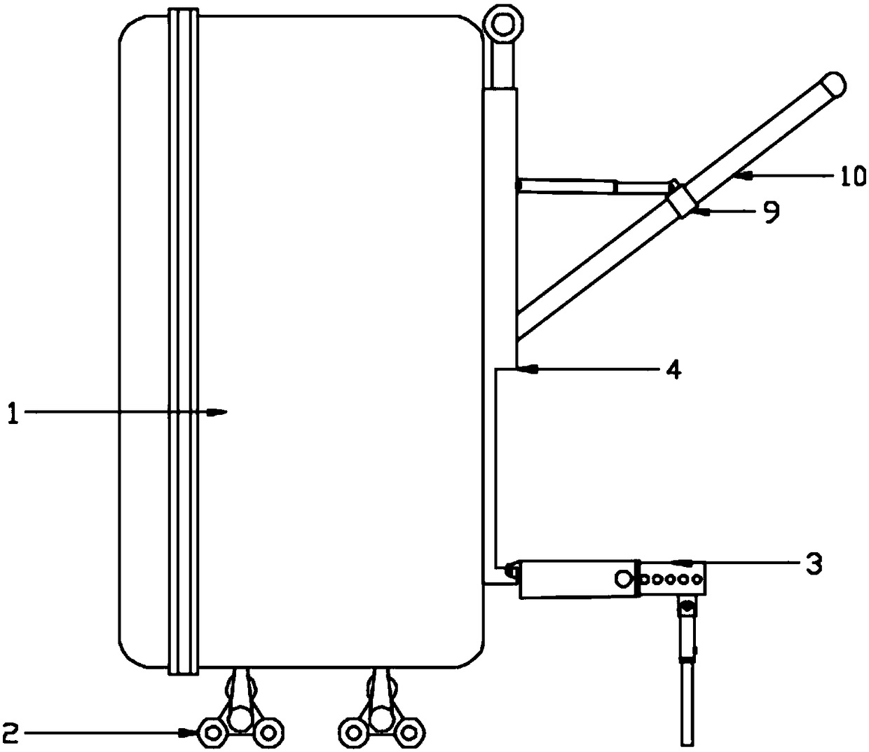 Effort-saving luggage case with cane and chair functions