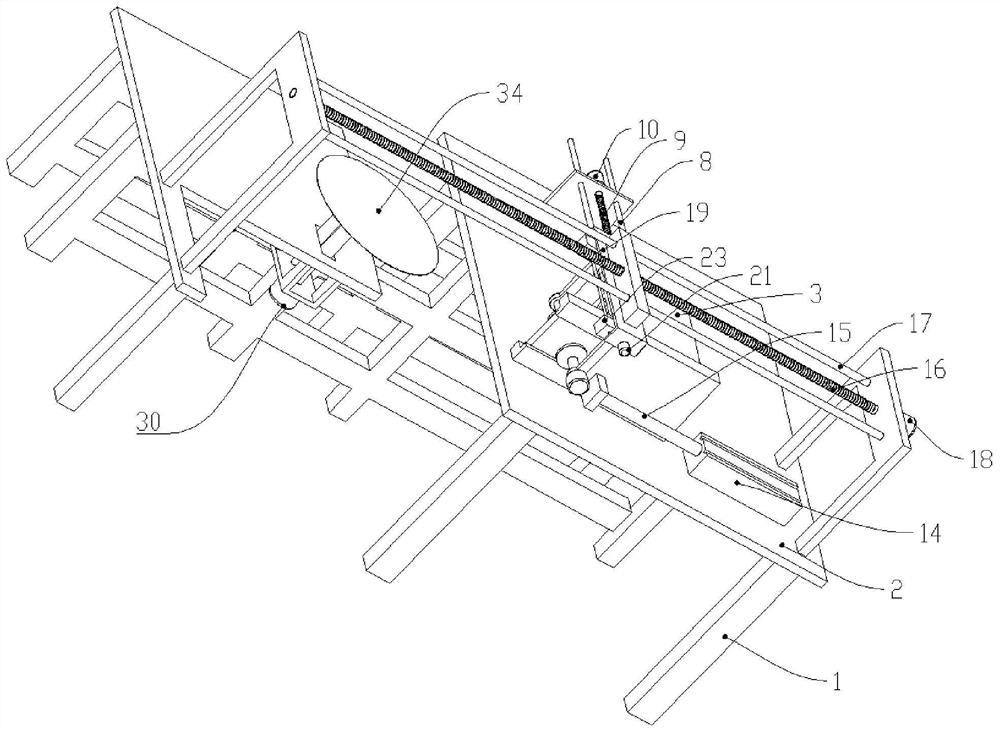 A lithium battery recycling and cutting device