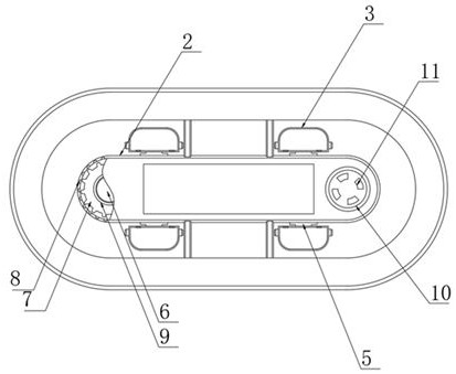 Food storage device for food processing center