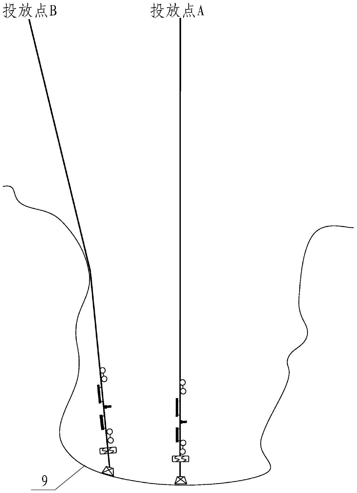 Full-sea deep sea test device