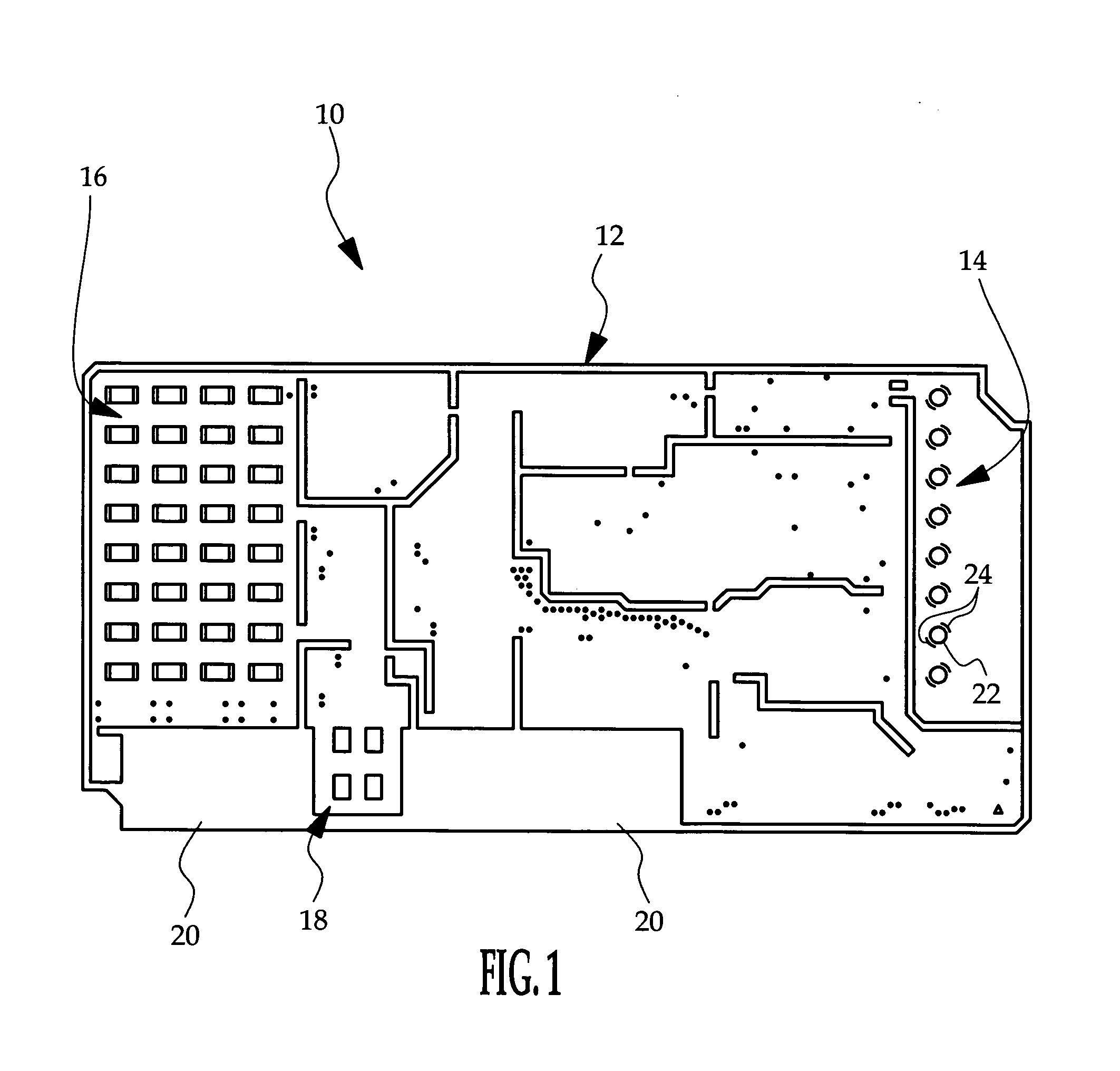 Linear polarization planar microstrip antenna array with circular patch elements and co-planar annular sector parasitic strips