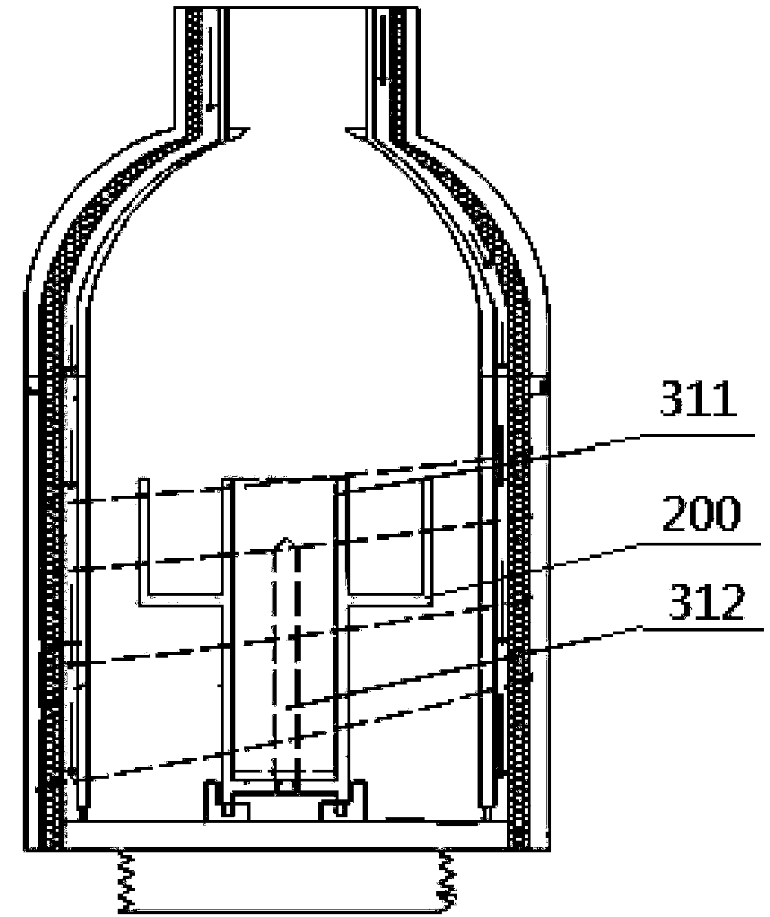 Low-temperature baking smoking set