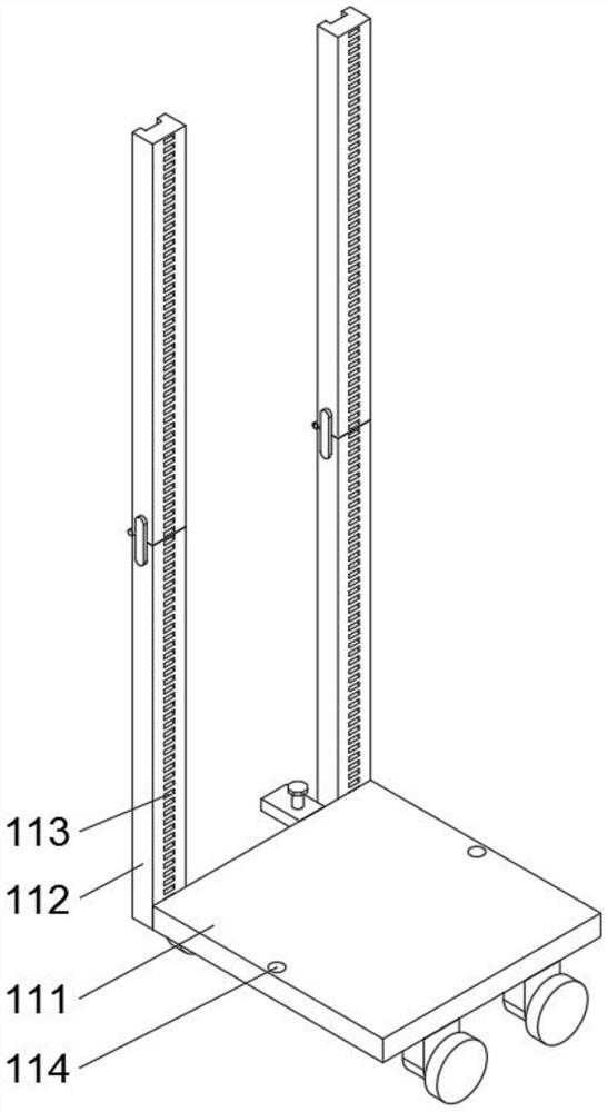 Gluing device for building decoration engineering construction