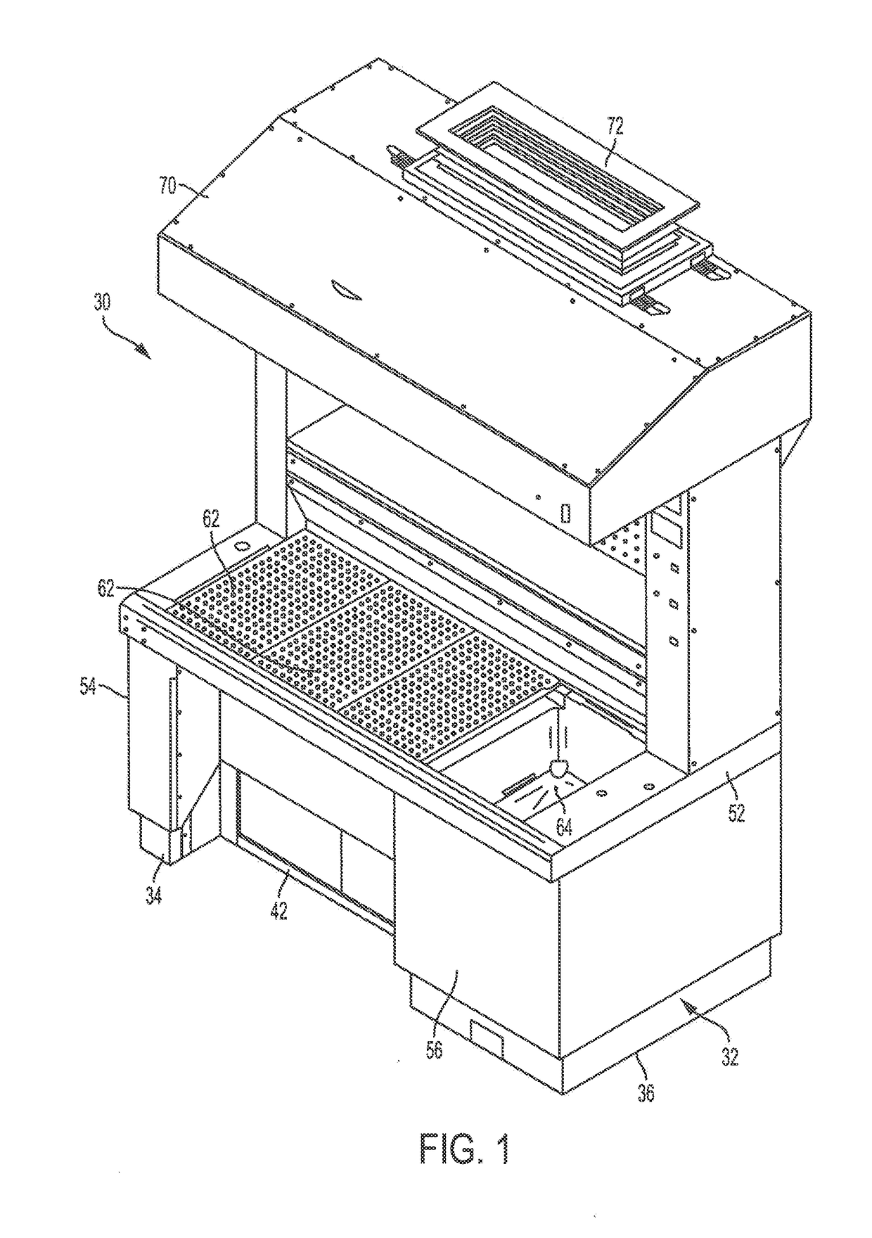 Grossing station system