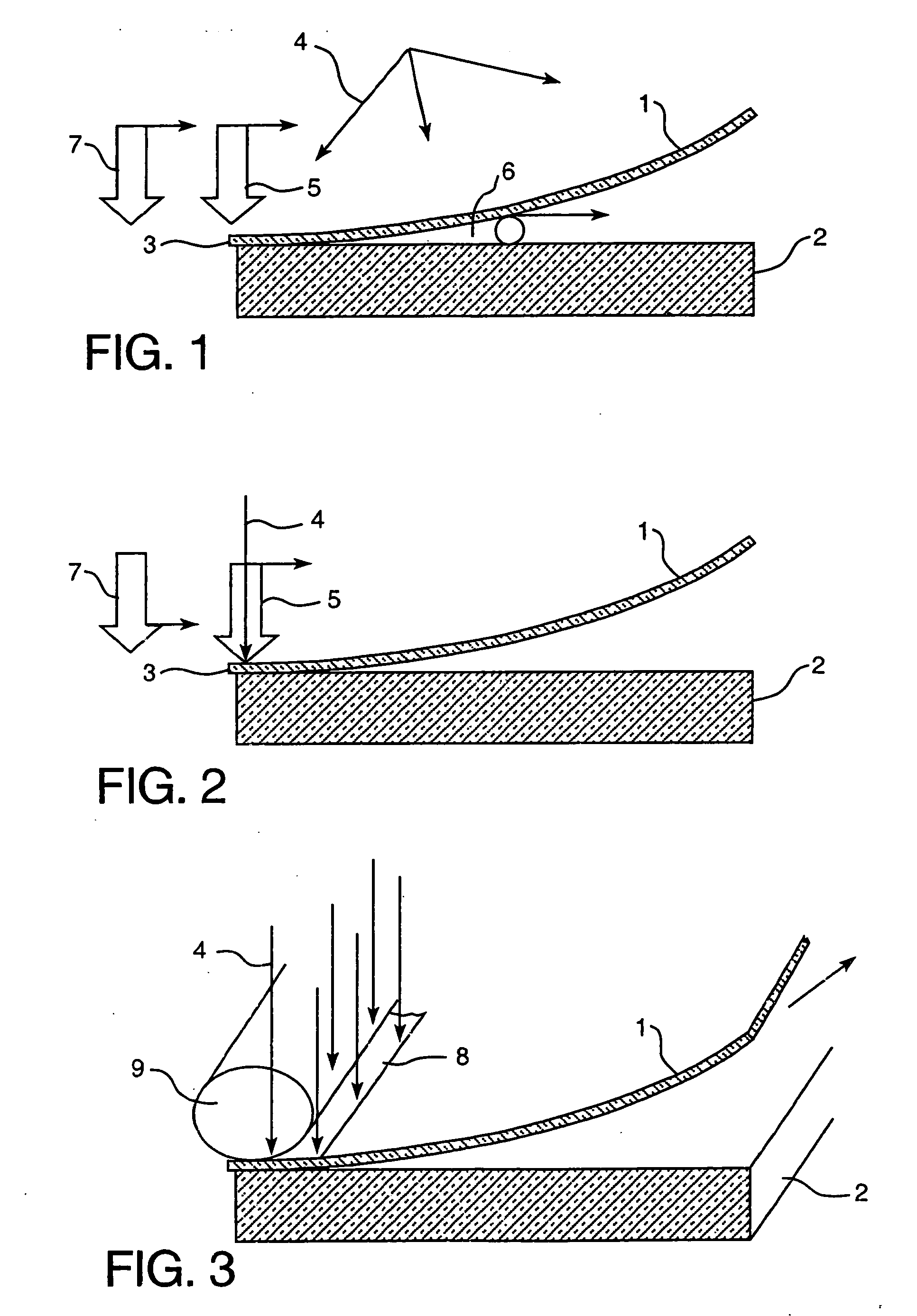 Method for laminating glass sheets using short wave radiation