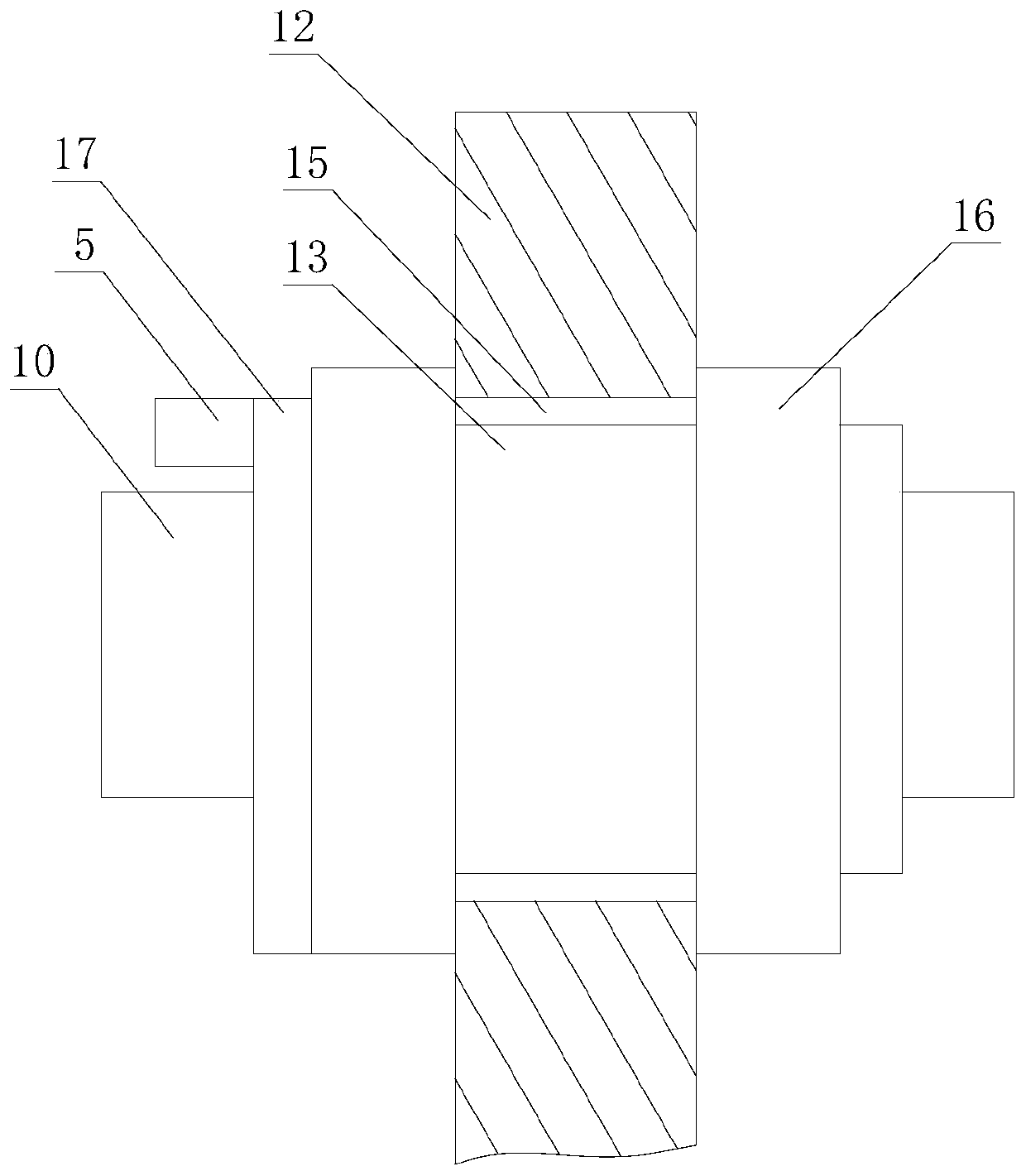 Transverse vibration test device for fastener