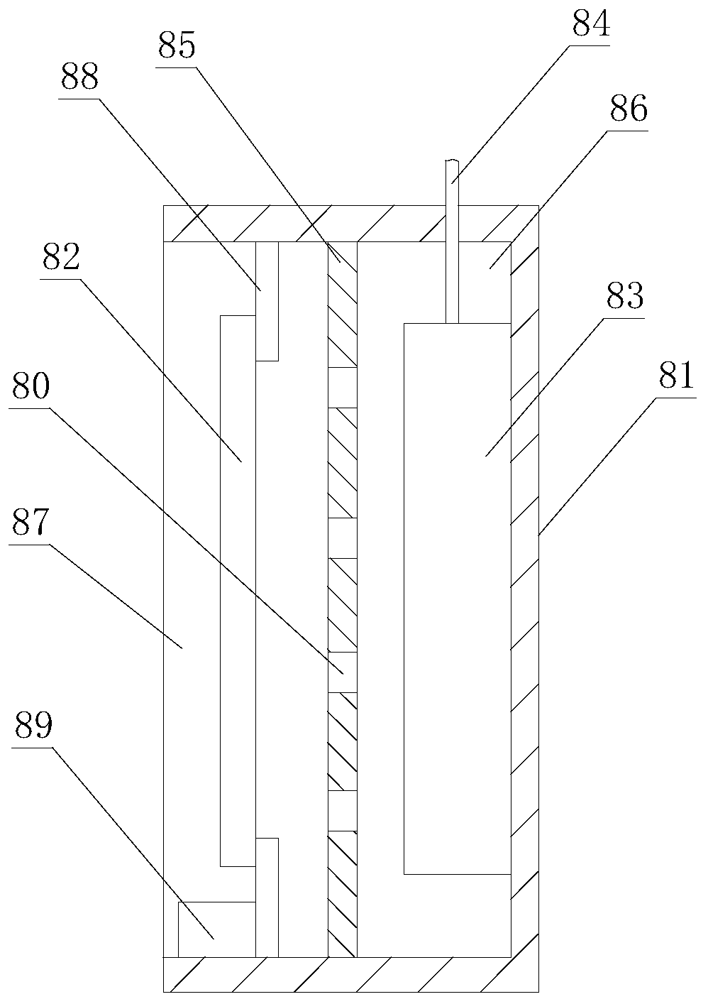 Transverse vibration test device for fastener