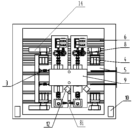 Railway vehicle bogie dynamic debugging test bed