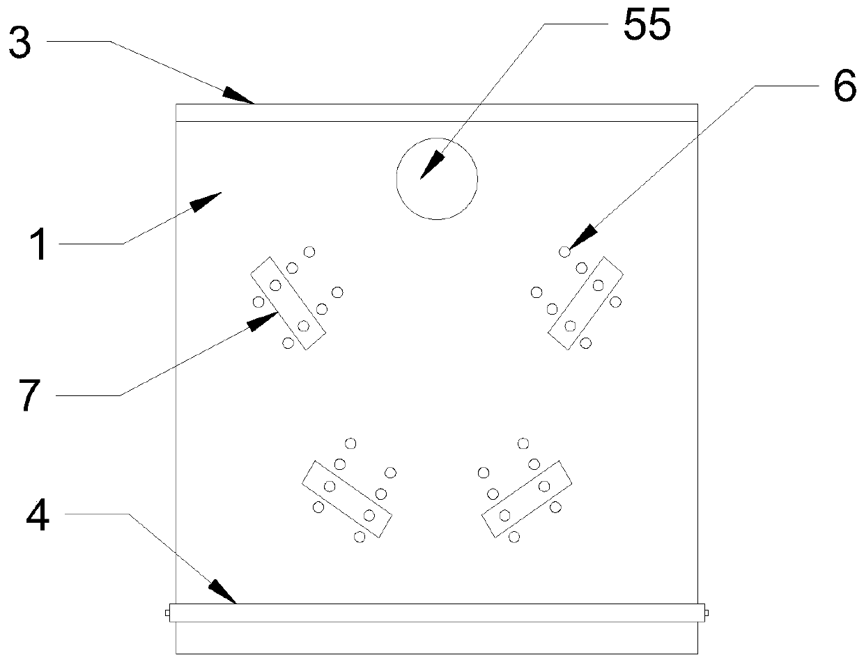 Pediatric neurological clinical training massage device and using method thereof