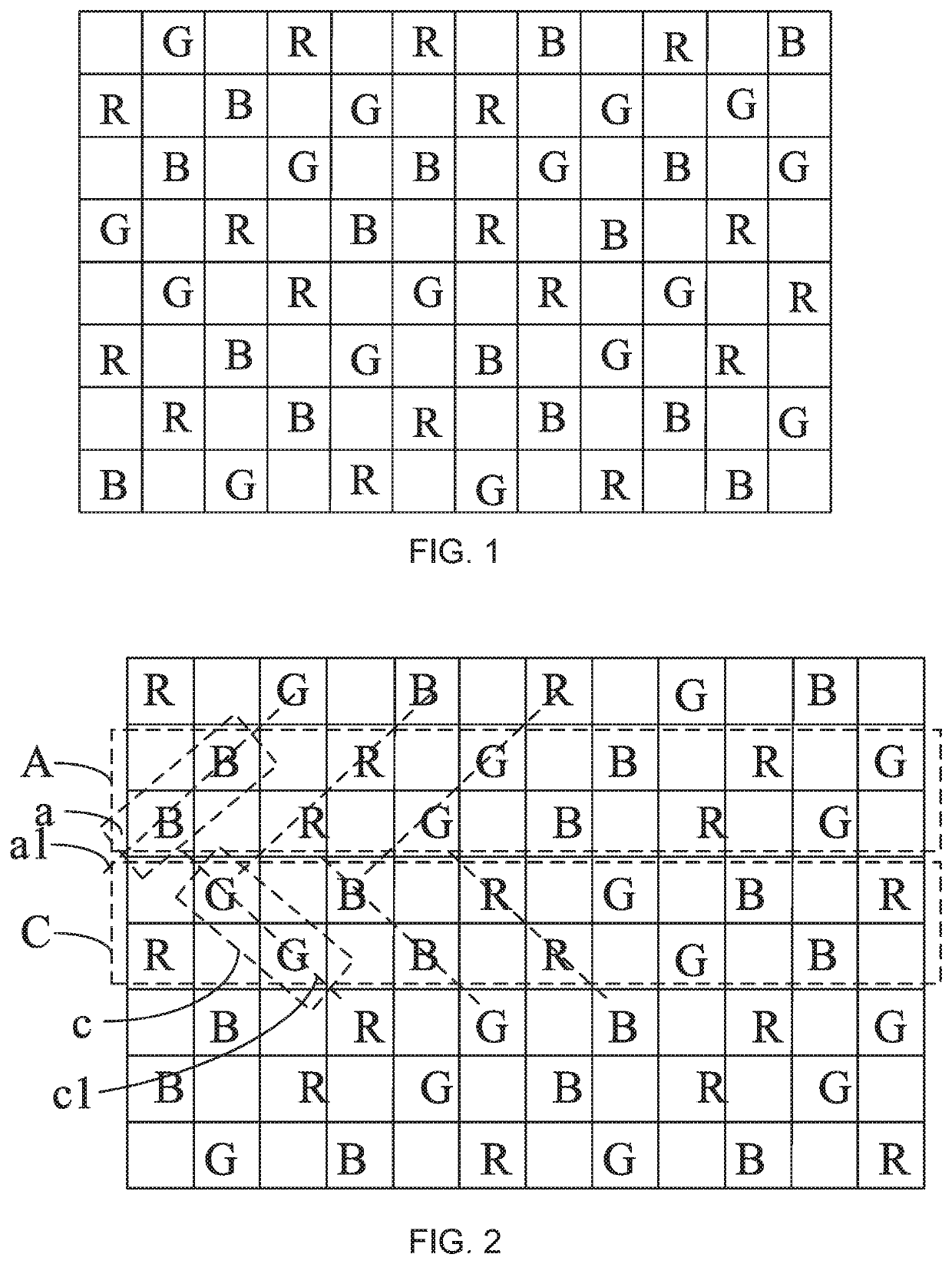 Organic light emitting diode pixel arrangement structure and display panel