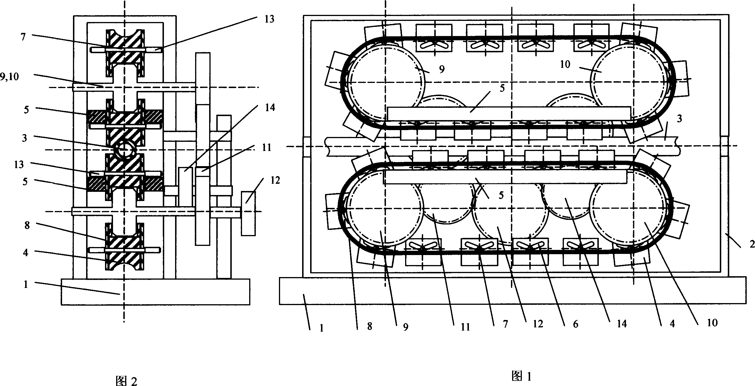 Strong force propulsion plant of continuous tube