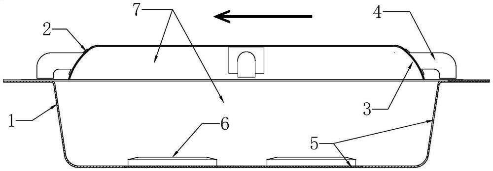 Circulating ventilation automobile transom window