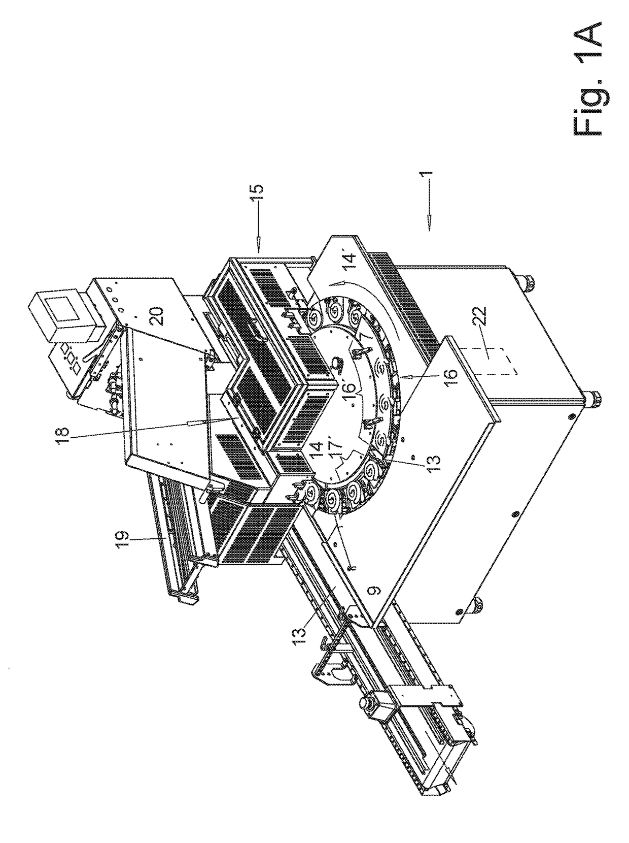 Machine and method for producing spiral sausages