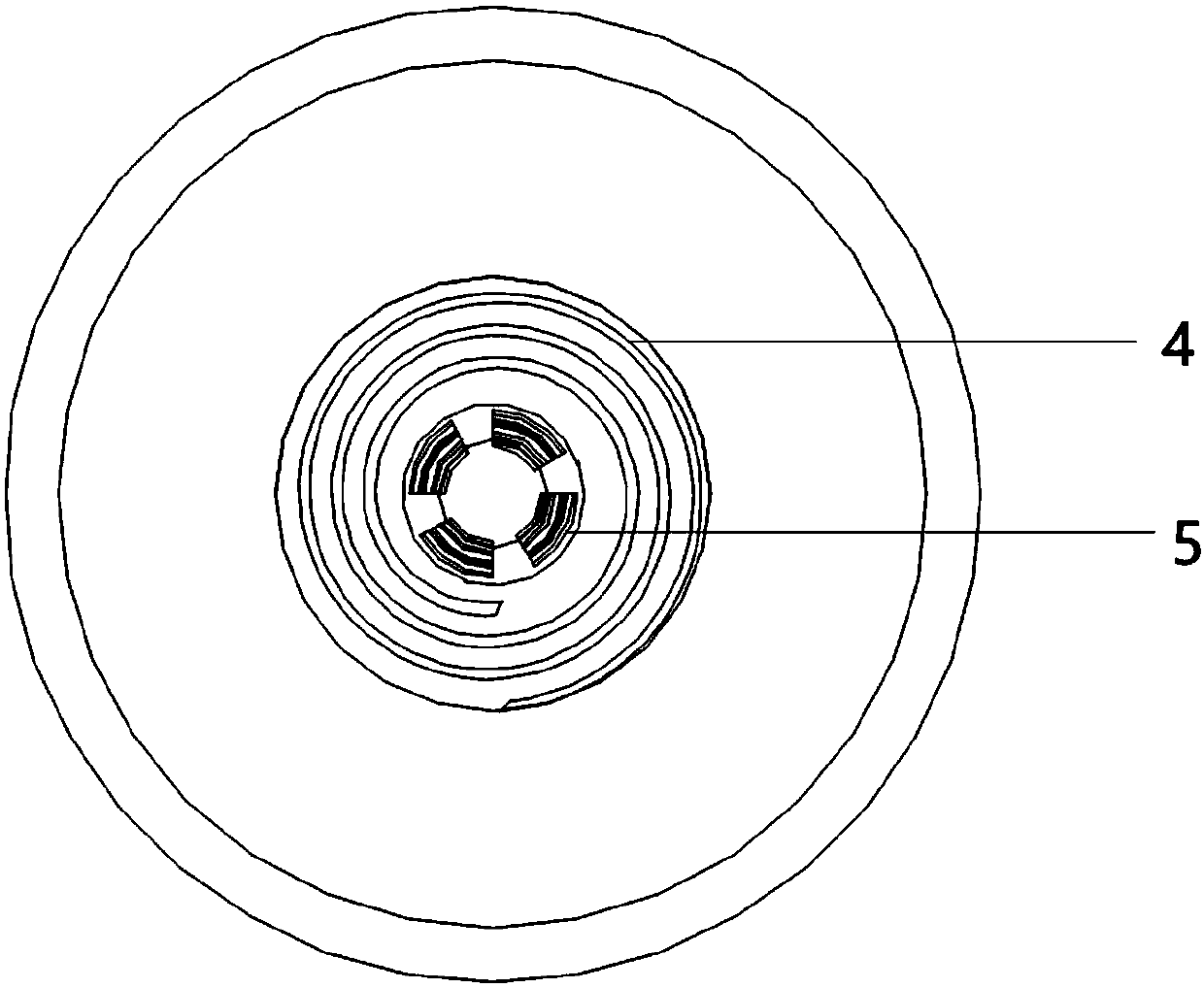 Titanium alloy friction stir welding stirring head and welding method thereof