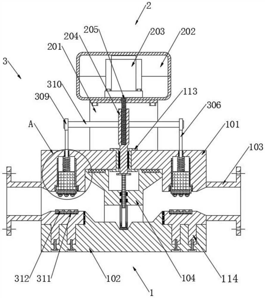 Pressure sealing structure and water heating valve with automatic opening and closing function