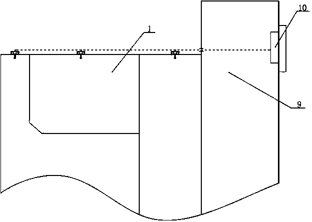 System and method for monitoring thermal defect of high-tension switch cabinet on line