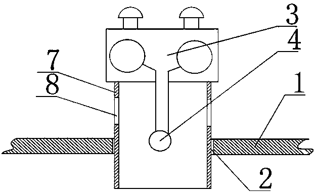 System and method for monitoring thermal defect of high-tension switch cabinet on line