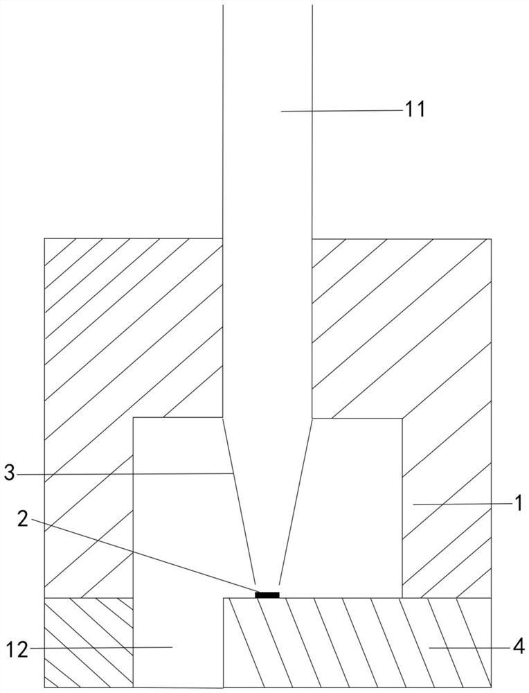 Acoustic fluid micro pump based on micro electro mechanical technology