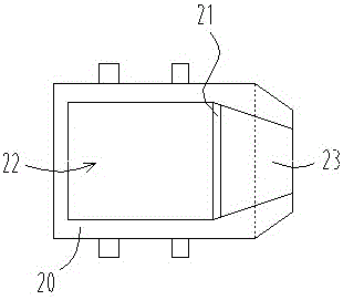 Ceramic pouring ladle for cylinder liner pouring