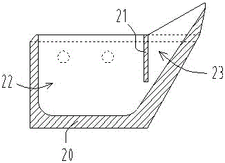 Ceramic pouring ladle for cylinder liner pouring