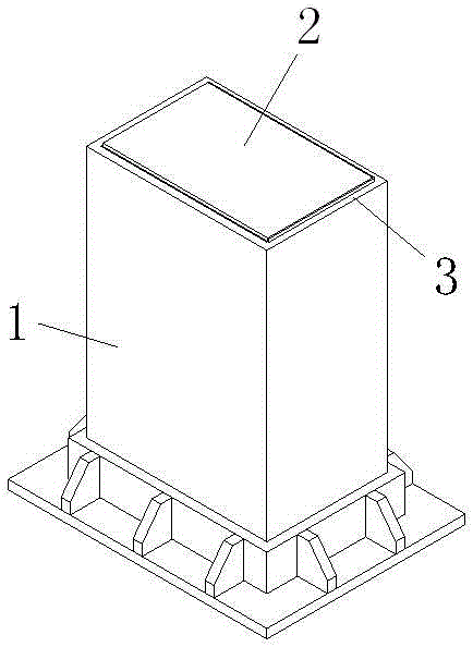 Correction method and structure of honeycomb grid column steel frame building foundation steel column