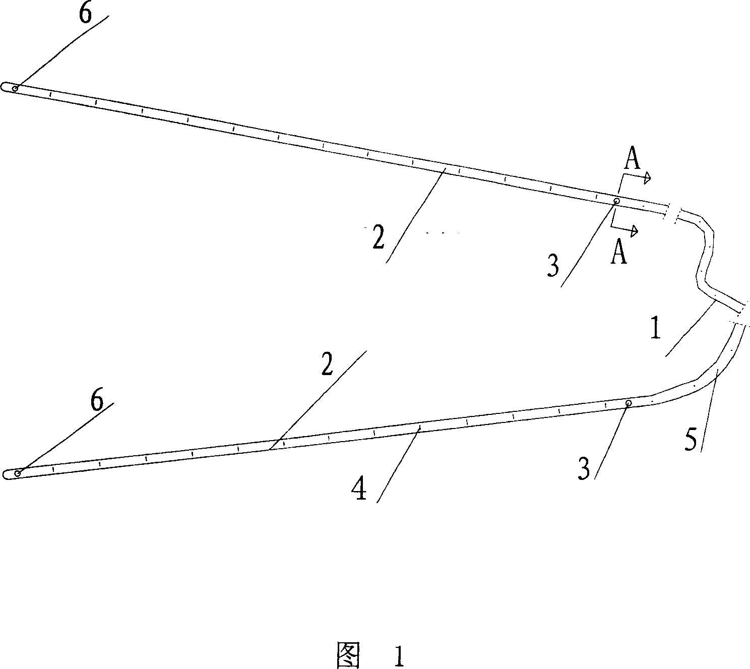 Supporting artificial tube