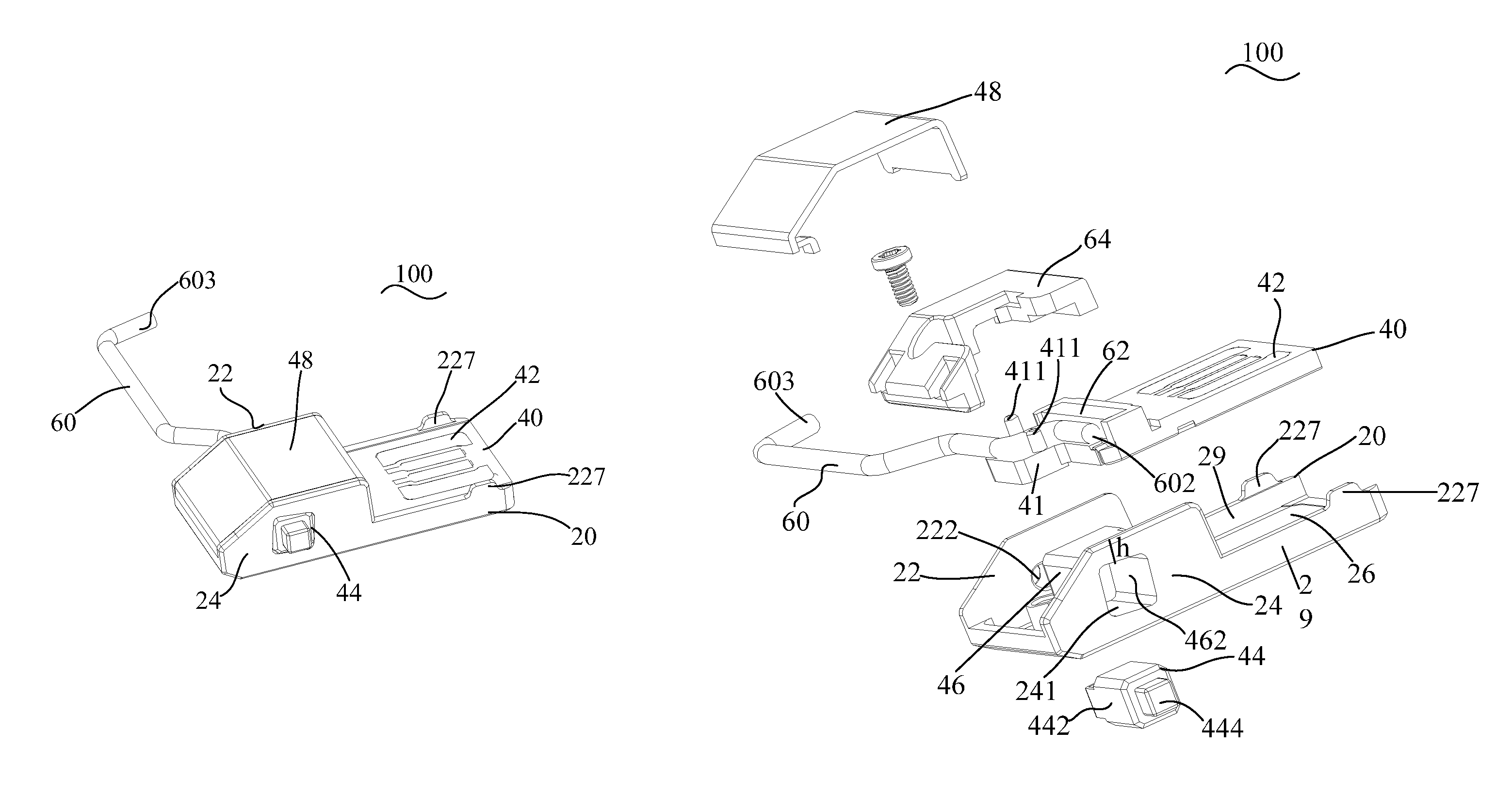 USB connector, USB housing, and wireless modem