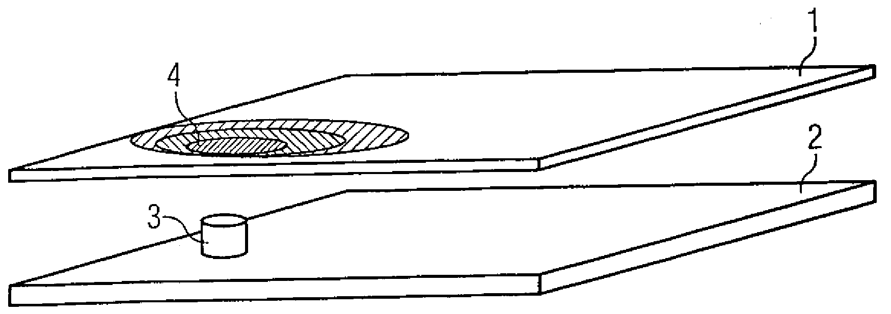 Flat panel detector with temperature sensor