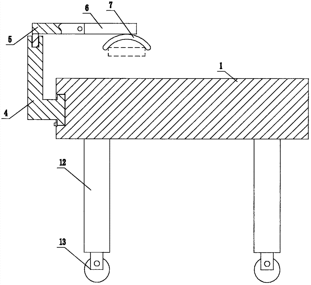 Maternity pre-delivery auxiliary examination device