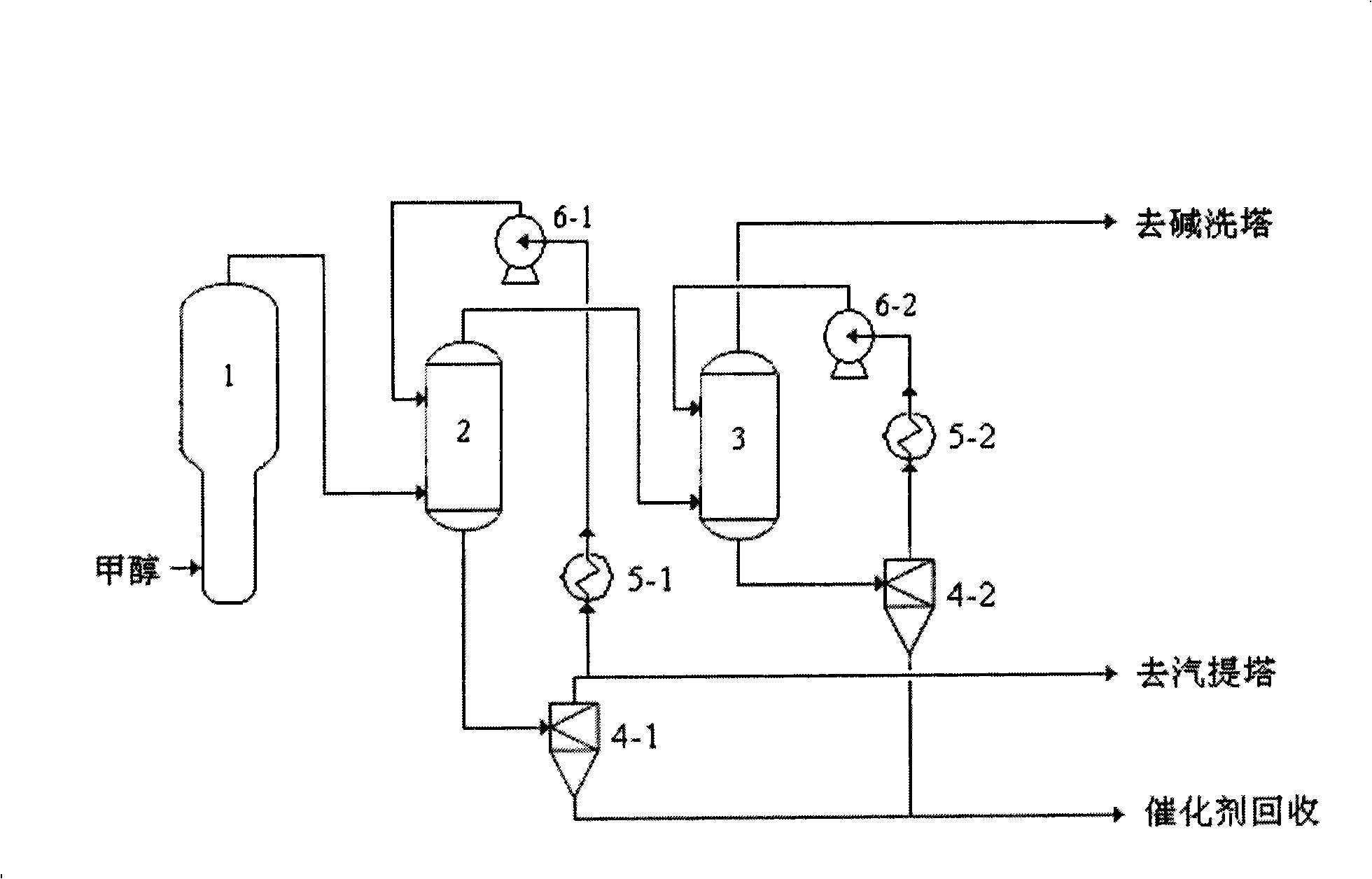 Micro hydrocyclone separation and solid removal method and apparatus of MTO quench water and water of water-washing factory