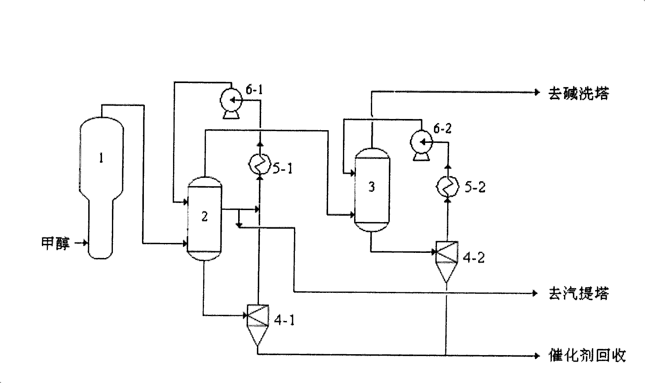 Micro hydrocyclone separation and solid removal method and apparatus of MTO quench water and water of water-washing factory