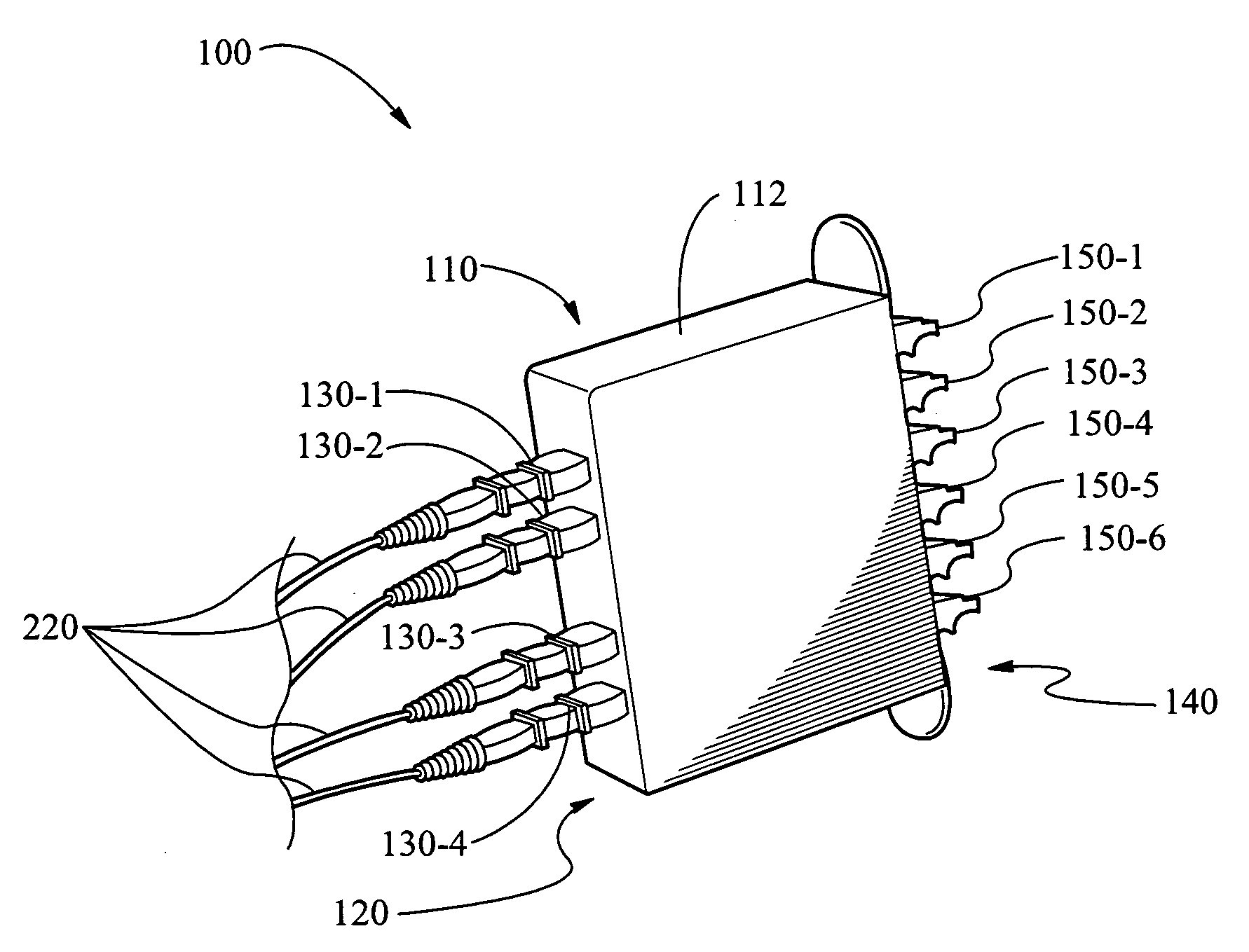 Optical fiber interconnection devices and systems using same