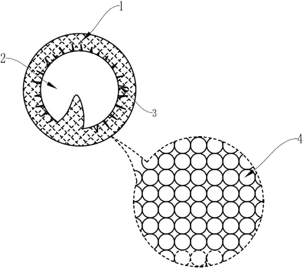 Manufacturing method for ceramic powdery granule with coating and granule structure of ceramic powdery granule