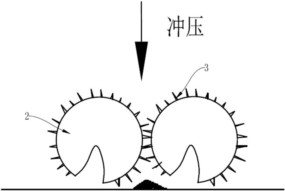 Manufacturing method for ceramic powdery granule with coating and granule structure of ceramic powdery granule