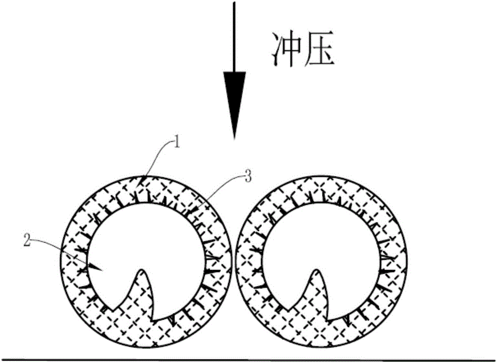 Manufacturing method for ceramic powdery granule with coating and granule structure of ceramic powdery granule