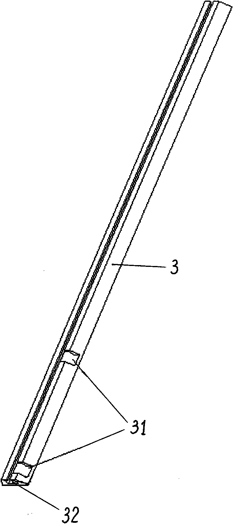 Elevator car wall panels spliced by using slide slots and buckles