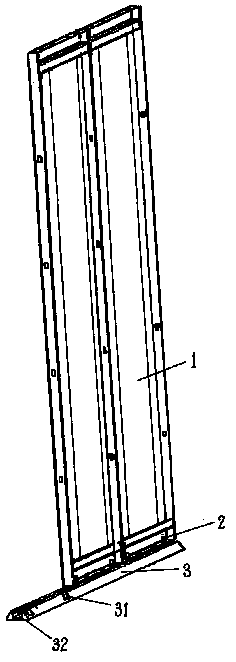 Elevator car wall panels spliced by using slide slots and buckles