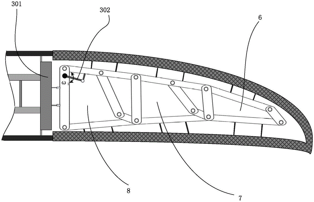 Complex-hinge transformable trailing edge mechanism based on planar linkage closed-loop units