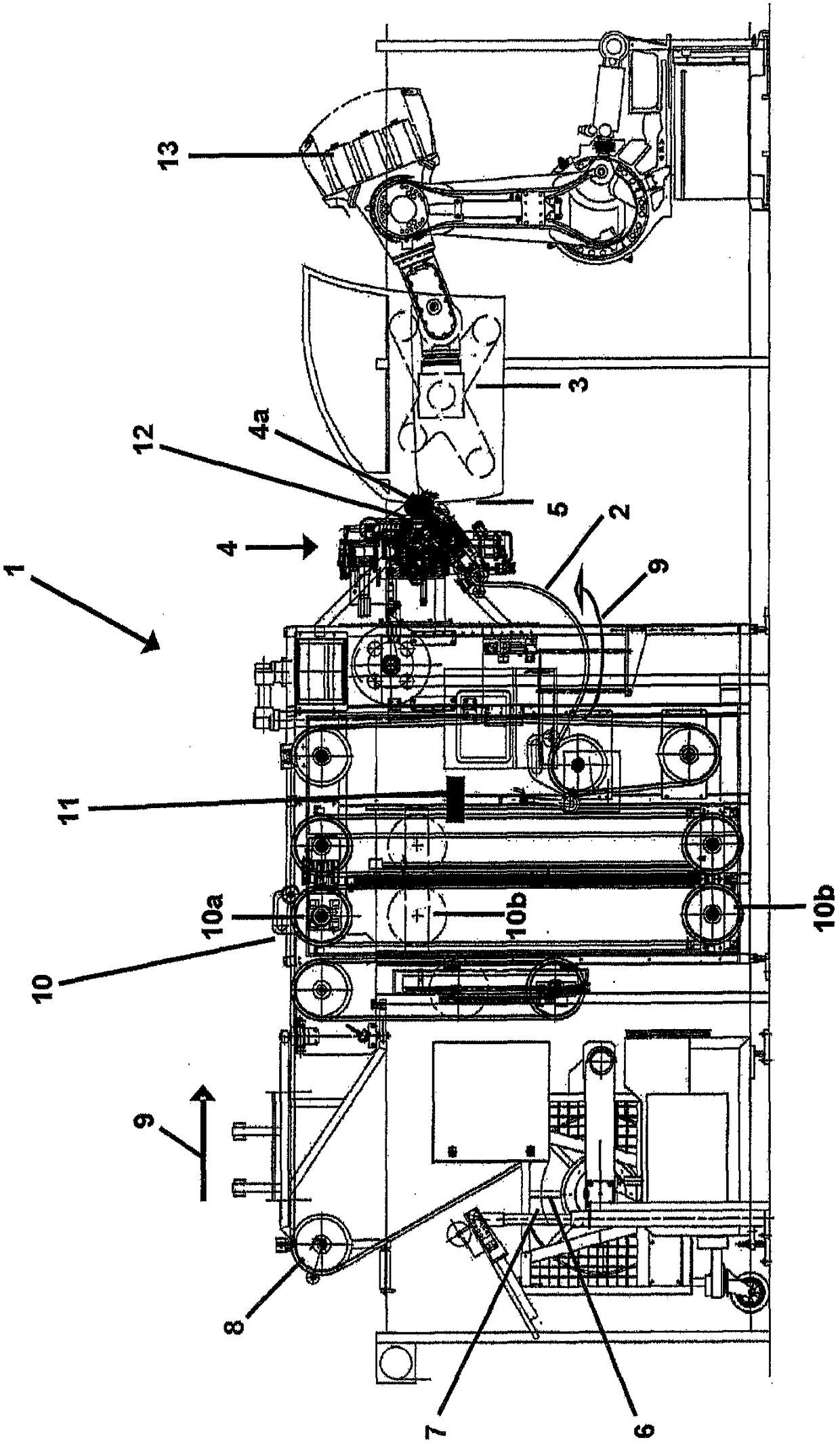 Method for fitting sealing profiles, by way of an adhesive layer, on vehicle bodies or the parts thereof