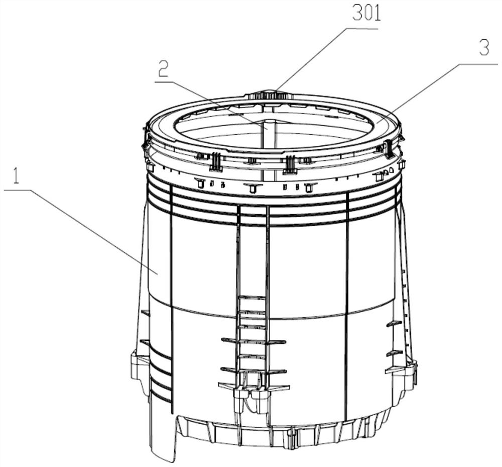 Washing machine outer tub and washing machine