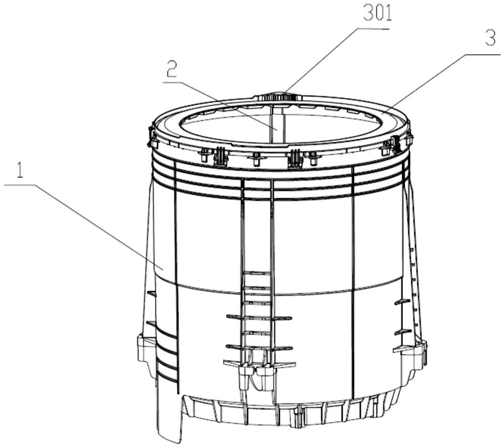 Washing machine outer tub and washing machine