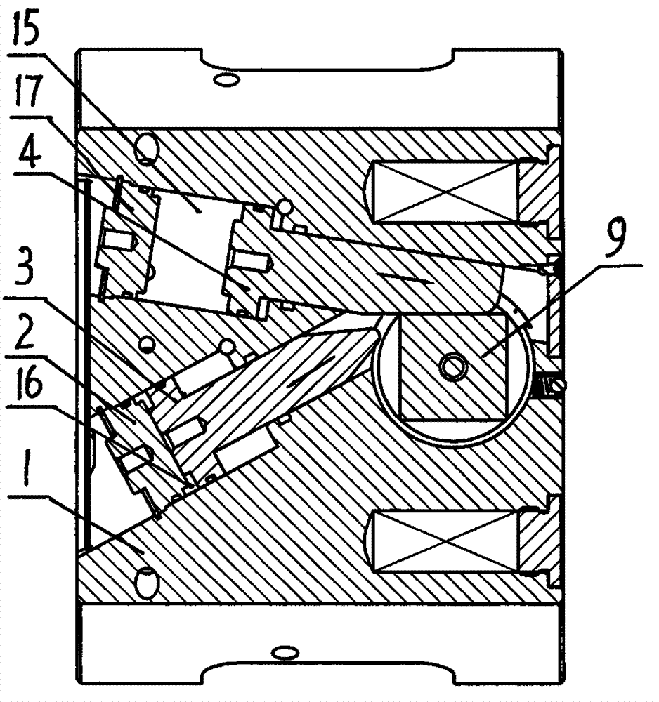 Automatic-revolving indexing machining device