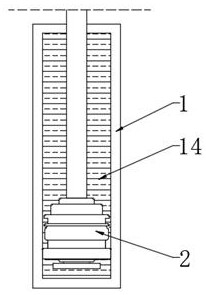 A high and low speed compression damping adjustable valve train assembly structure