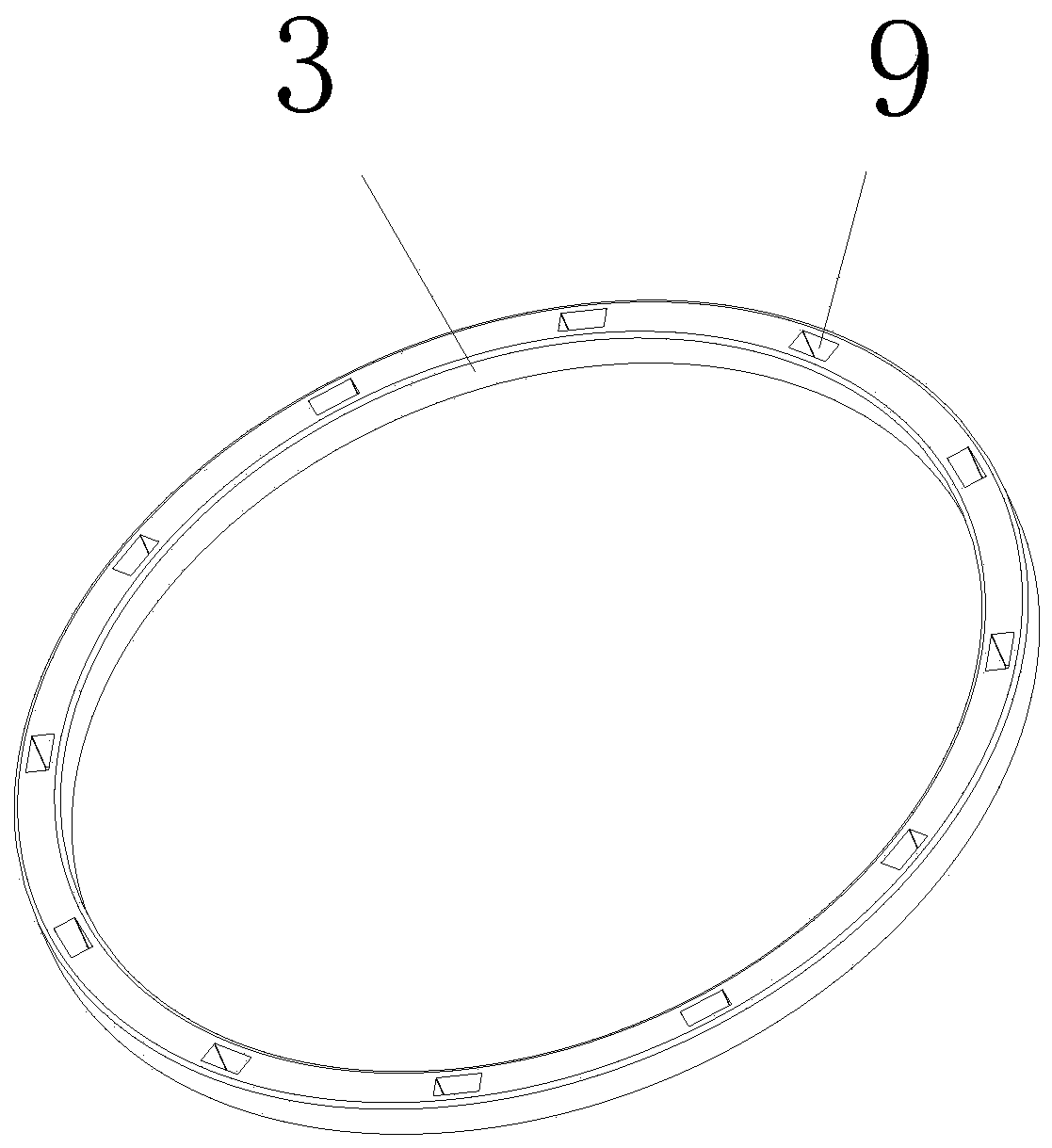 Circular anastomosis ring