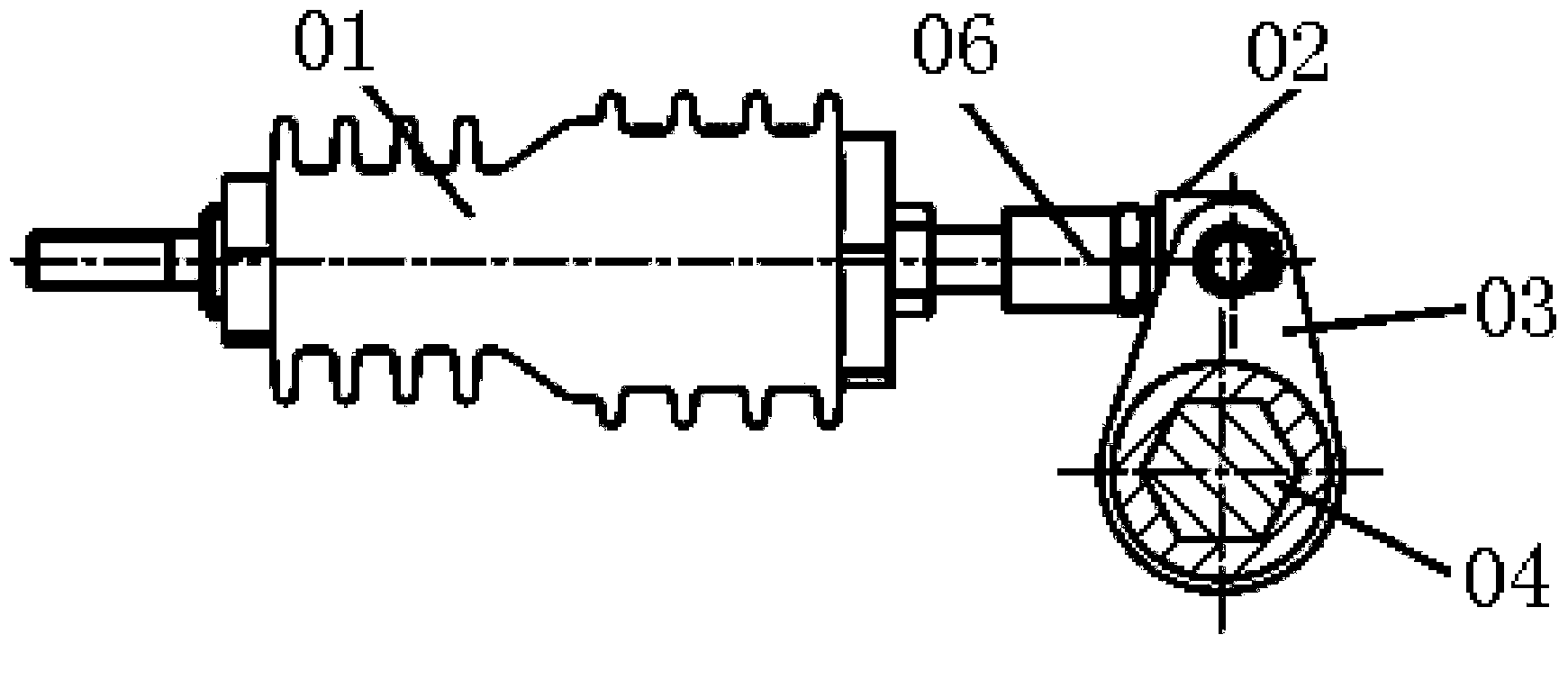 Novel high-voltage switch on-off transmission device