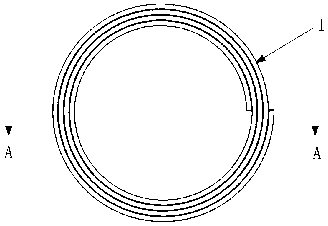 Charging coil and wireless charging terminal