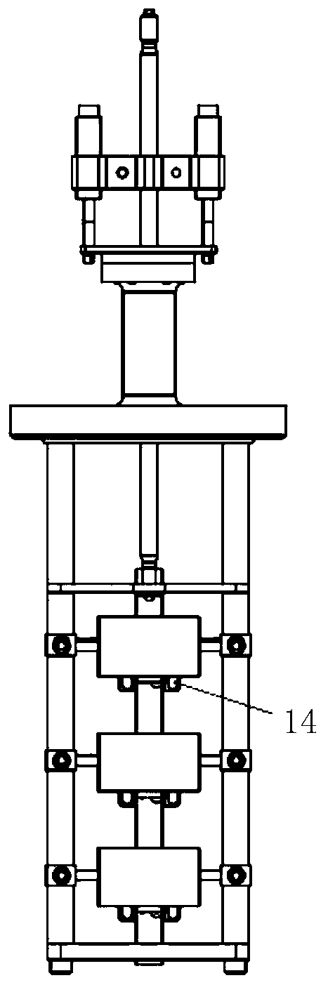 Fretting wear test device and system